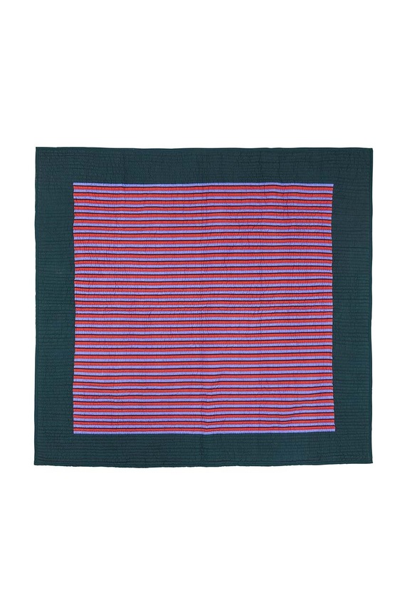 Памучно покривало Hübsch Twist 260 x 260 cm многоцветен 701601