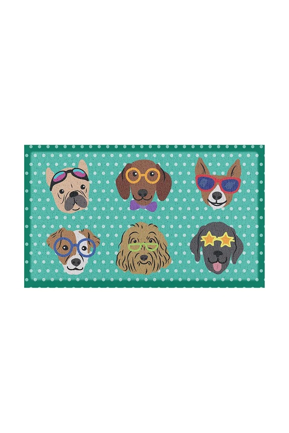 Otirač Artsy Doormats Dogs on Polka Dots šarena DMW.DOGSHEADSPOLKA.7040