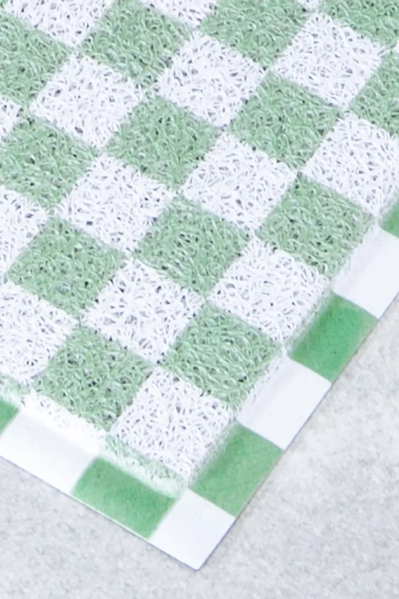Salon i sypialnia Artsy Doormats wycieraczka Green Check DMW.GREENCHECK.7040 multicolor