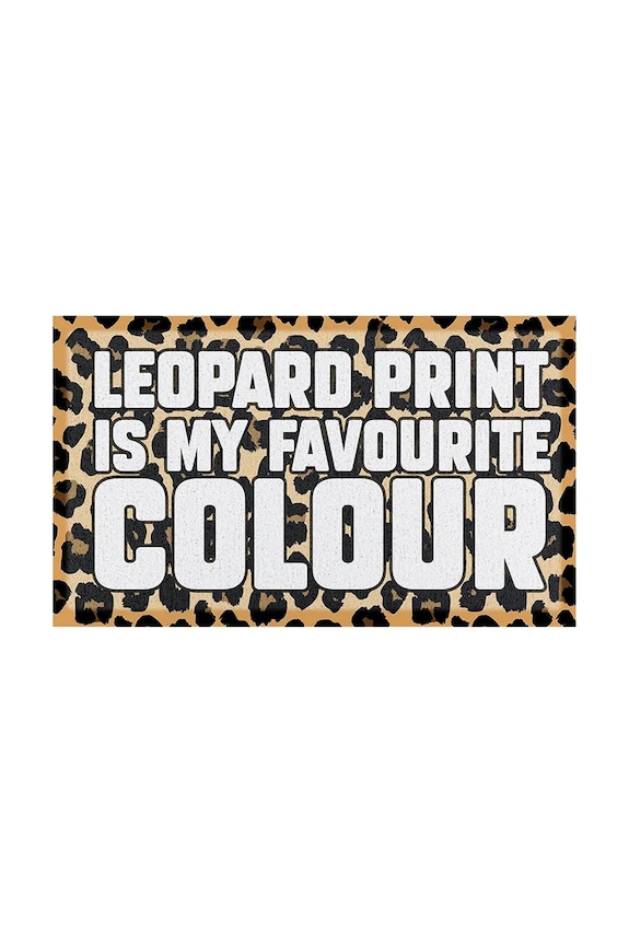 Artsy Doormats preș Brown Leopard 70x40 cm multicolor DMW.LEOPARDPRINTBROWN