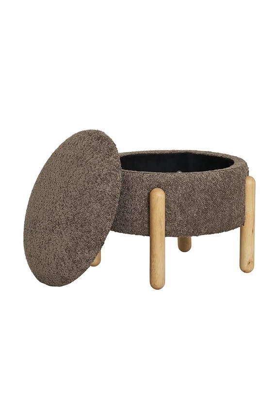 House Nordic puf cu compartiment de depozitare Medas 1501230 maro AA00