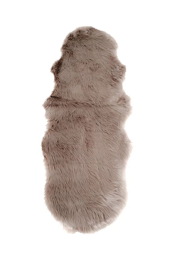 Ριχτάρι House Nordic Lambskin Artificial 60 x 180 cm καφέ 3981212