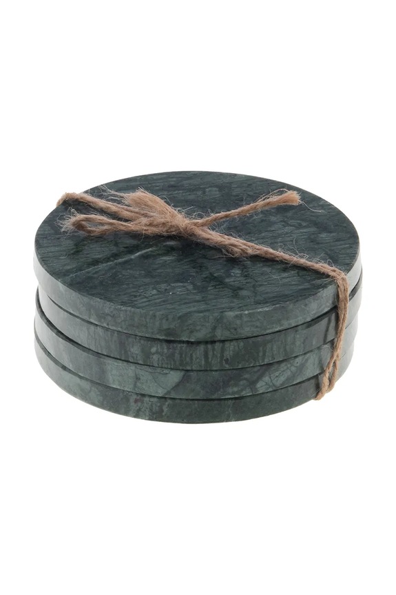 home & lifestyle set di sottobicchieri pacco da 4 verde 165289