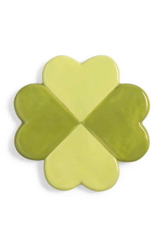 Sada podložiek pod poháre &k amsterdam lucky clover 4-pak 2842.01 zelená AA00