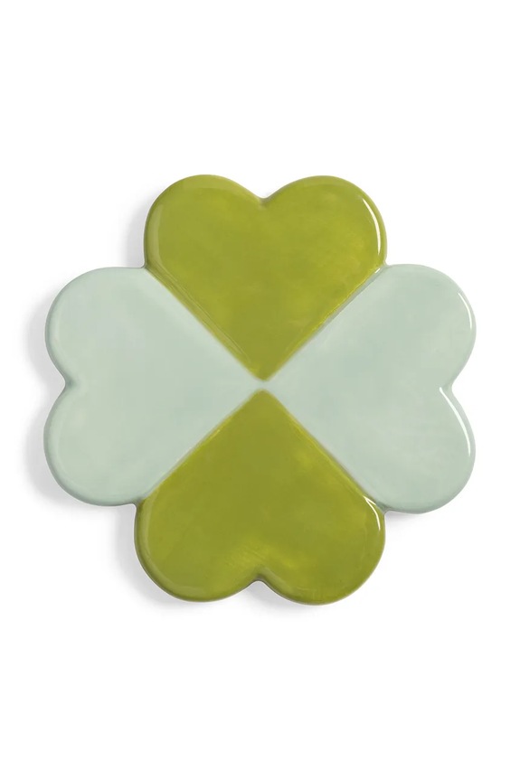 Kuchyňa a bar Sada podložiek pod poháre &k amsterdam lucky clover 4-pak 2842.01 zelená