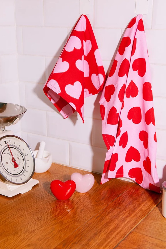 DOIY zestaw ręczników kuchennych Love 2-pack DYTET2LOV