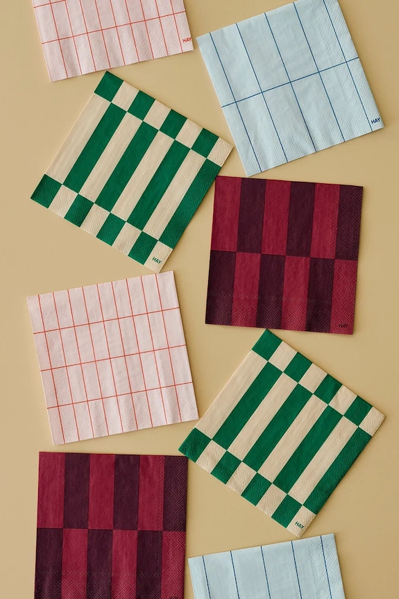 Papierové obrúsky HAY Pattern Napkins 20-pak AE732.E140.AU24 viacfarebná AA00