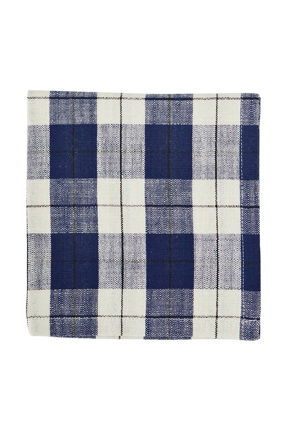 Madam Stoltz tovagliolo in cotone 35 x 35 cm pacco da 4 blu JON904B