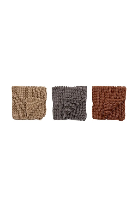 Набор кухонных тряпок Bloomingville Ninna 27 x 27 cm 3 шт 82054228 мультиколор AA00