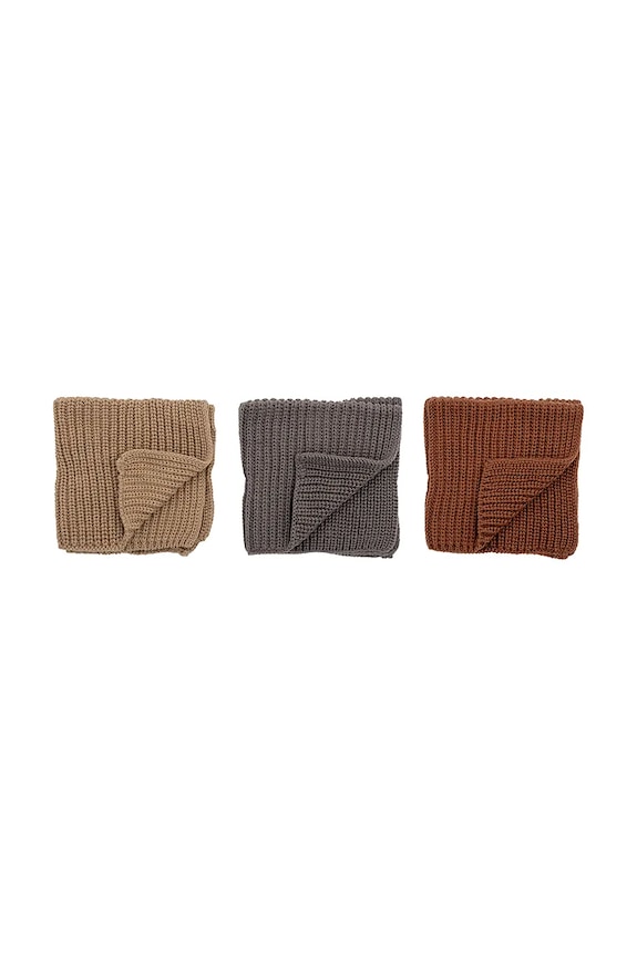 Набор кухонных тряпок Bloomingville Ninna 27 x 27 cm 3 шт 82054228 мультиколор AA00