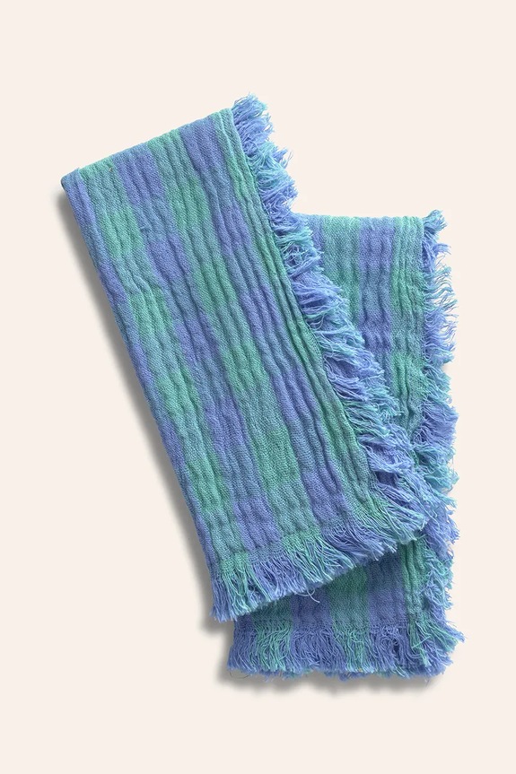 Calma House tovagliolo in cotone Nasau 45 x 45 cm pacco da 2 turchese NASAU.45S.AZU