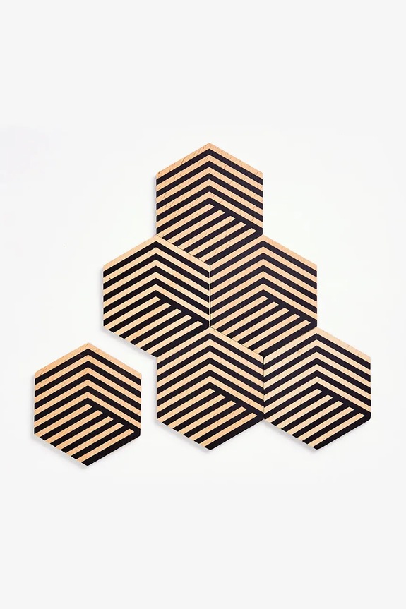 Areaware set de șervețele pentru masă Tiles 9 x 8,5 cm 6-pack BOTT2B multicolor AA00