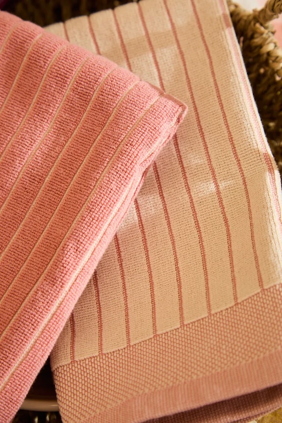 Bavlnená kuchynská utierka Calma House Lisboa 50 x 50 cm 2-pak LISBOA.50.ROS ružová