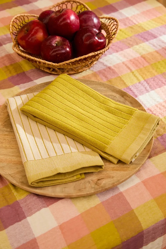 Cucina e Bar Calma House asciugamano da cucina in cotone Lisboa 50 x 50 cm pacco da 2 LISBOA.50.VER verde