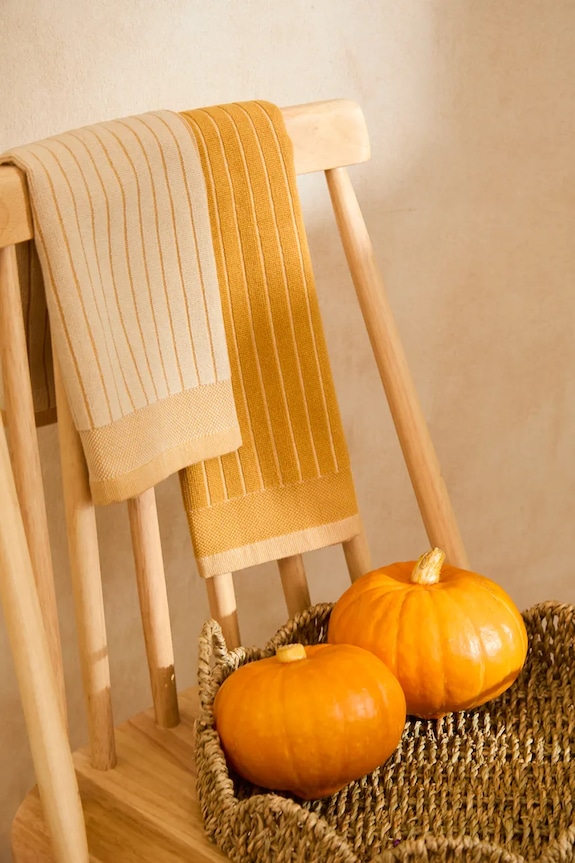 Cucina e Bar Calma House asciugamano da cucina in cotone Lisboa 50 x 50 cm pacco da 2 LISBOA.50.MOS giallo