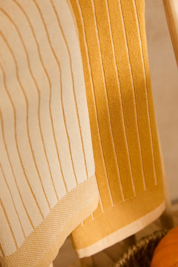 Calma House asciugamano da cucina in cotone Lisboa 50 x 50 cm pacco da 2 LISBOA.50.MOS giallo