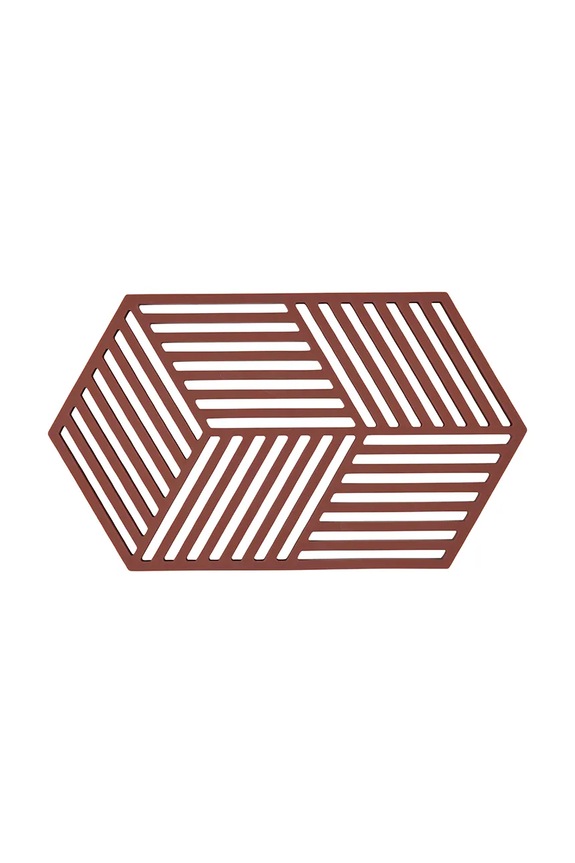 Zone Denmark suport pentru mâncăruri fierbinți Hexagon 24 x 14 cm burgundia 36555