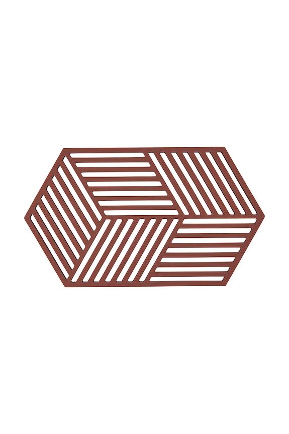Zone Denmark suport pentru mâncăruri fierbinți Hexagon 24 x 14 cm burgundia 36555