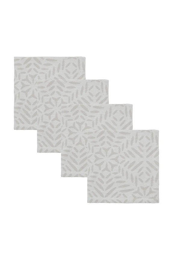 Σετ από βαμβακερές χαρτοπετσέτες House Doctor HDClip 40 x 40 cm 4-pack γκρί 900001598