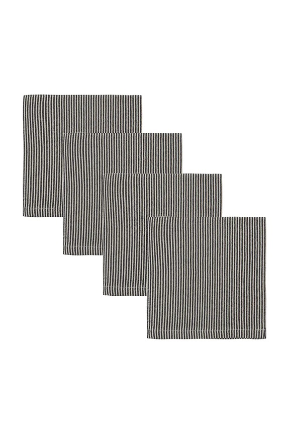 Σετ από βαμβακερές χαρτοπετσέτες House Doctor HDBlock 40 x 40 cm 4-pack πολύχρωμο 900001439