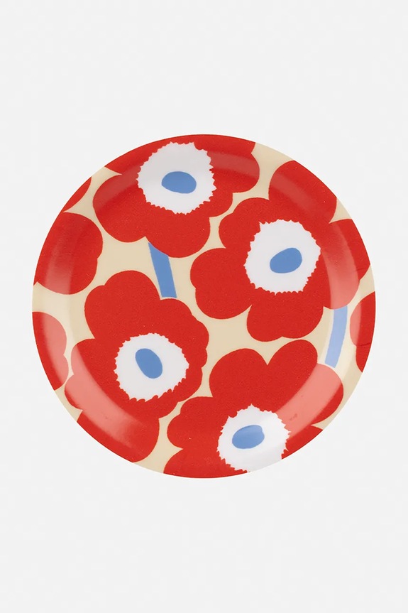 Marimekko podkładka pod kubek drewniana 11 cm multicolor 075419.351