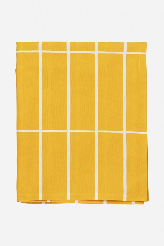 Marimekko față de masă din bumbac 135 x 245 cm galben 074774.211