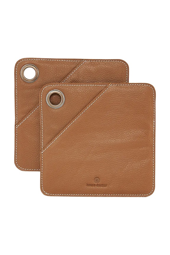 House Doctor γάντια κουζίνας από φυσικό δέρμα 20,5 x 20,5 cm καφέ 205230141