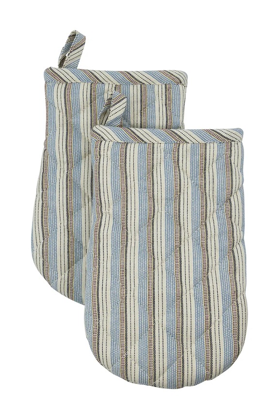 House Doctor Γάντια κουζίνας βαμβακερά 24 x 14 cm μπλε 900000310