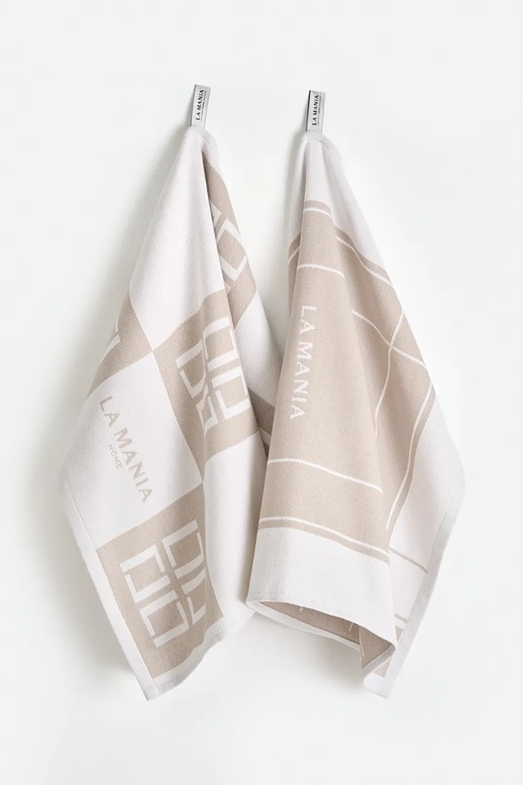 La Mania Σετ πετσέτες κουζίνας βαμβακερό 63 x 50 cm πολύχρωμο 5902037041184