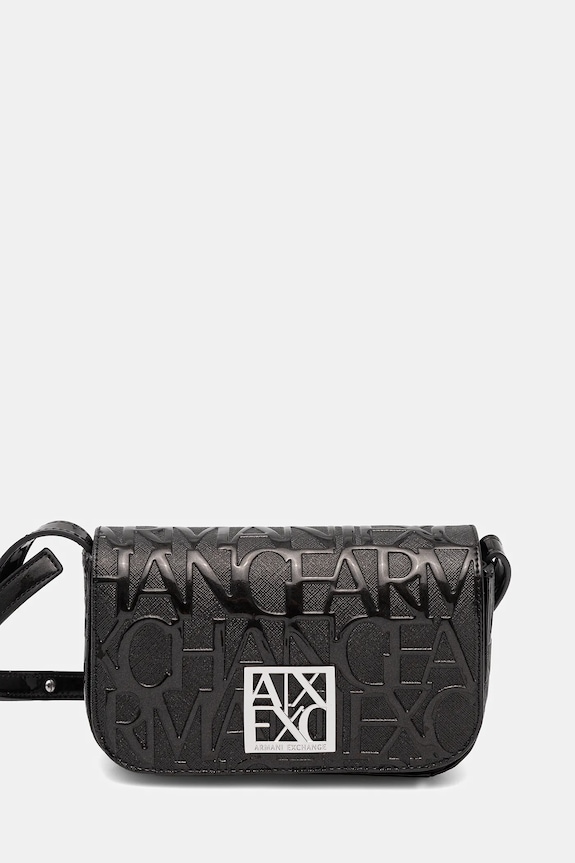 Kabelka Armani Exchange nevejde se A4 černá 942734.CC794.NOS