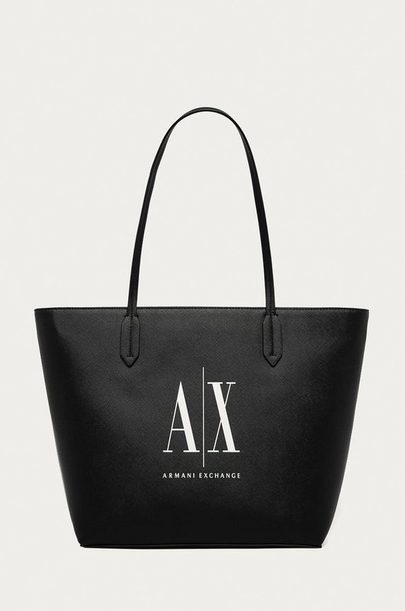 Armani Exchange - Torebka 942575.0P198 mieści A4 czarny 942575.0P198