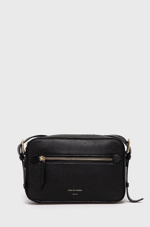 Tiger Of Sweden Torebka skórzana skóra licowa czarny U69056025Z