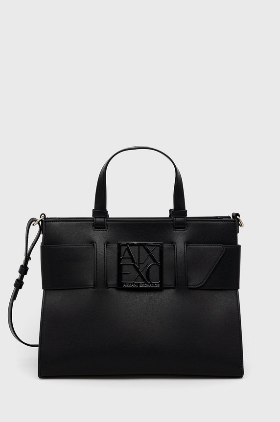 Armani Exchange kézitáska szintetikus bőr fekete 942689.0A874.NOS