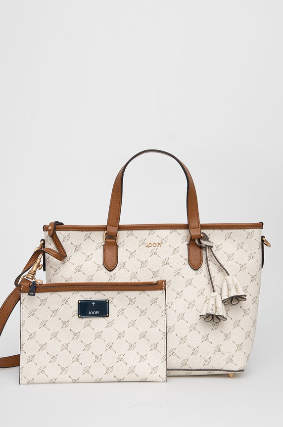 Joop! borsetta stampa all-over bianco 4140006153