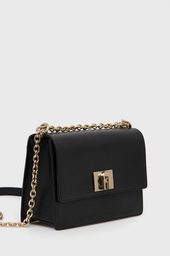 Furla torebka skórzana BAFIACO.ARE000.O6000. czarny AA00