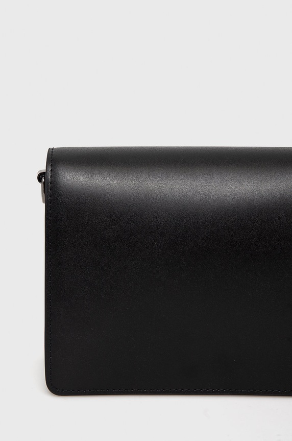 Karl Lagerfeld torebka skórzana 225W3040 czarny 225W3040