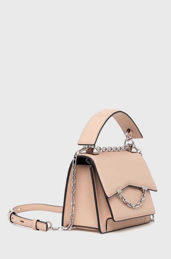 Karl Lagerfeld torebka skórzana 225W3081 różowy AA00