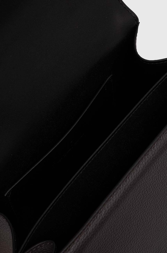 Кожена чанта Karl Lagerfeld 225W3081 кафяв