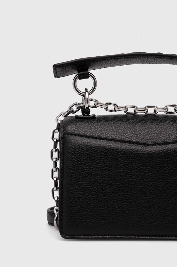Akcesoria Karl Lagerfeld torebka skórzana 225W3082 czarny
