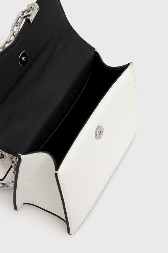 Karl Lagerfeld torebka skórzana 225W3082 biały