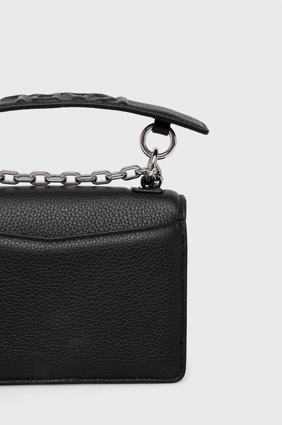 Akcesoria Karl Lagerfeld torebka skórzana 225W3082 225W3082 czarny