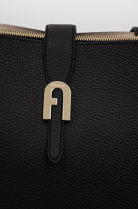 Doplňky Kožená kabelka Furla BATUPRS.HSF000.O6000. černá