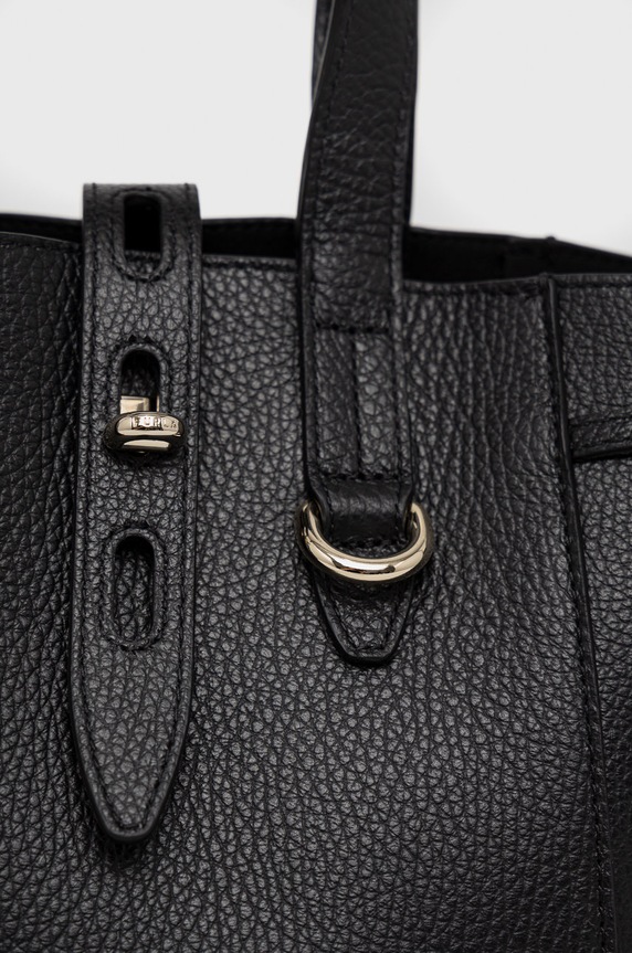 Akcesoria Furla torebka skórzana BASRFUA.HSF000O6000. czarny