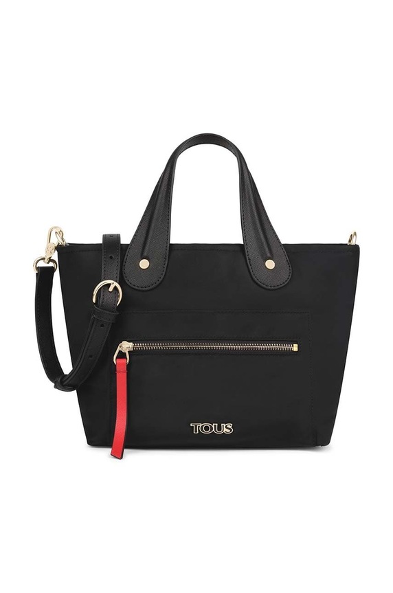Τσάντα Tous Shelby υφασμάτινο μαύρο 2001509951