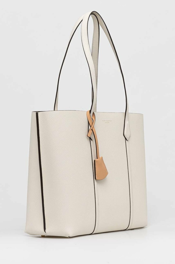 Tory Burch torebka skórzana 81932.104 beżowy AA00