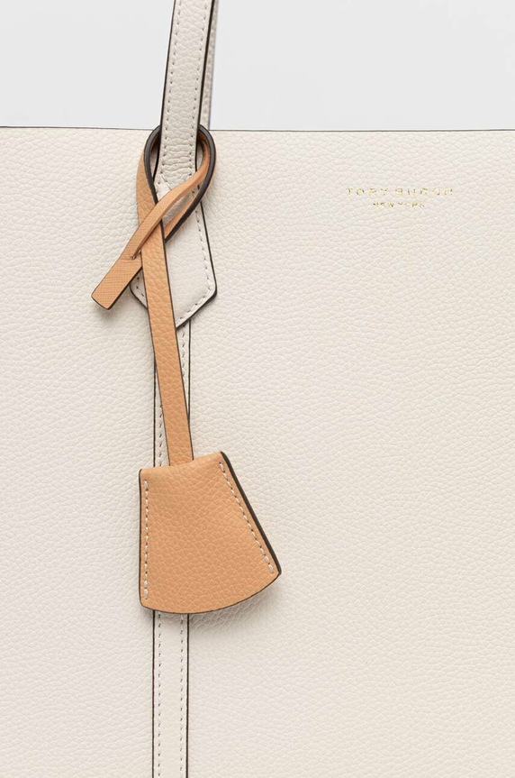 Akcesoria Tory Burch torebka skórzana 81932.104 beżowy