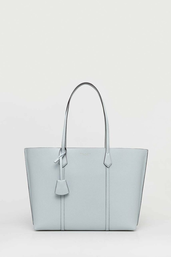 Tory Burch torebka skórzana skóra licowa niebieski 81932.401