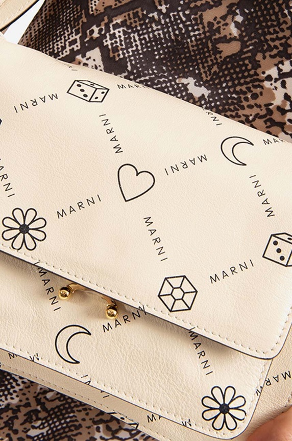 Marni leather handbag SBMP0103U1.P4599.Z542N beige