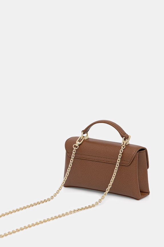 Doplňky Furla crossbody kabelka dámská kožená WE00423.ARE000.03B00 hnědá