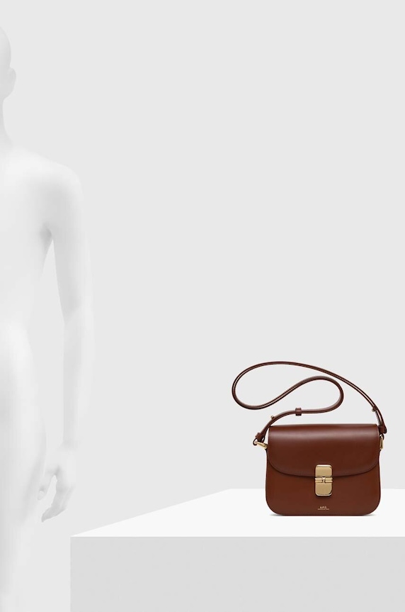Δερμάτινη τσάντα A.P.C. Sac Grace Small PXBMW.F61413